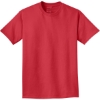 Custom Port & Co Beach Wash Garment-Dyed Tee. Poppy Red