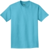Custom Port & Co Beach Wash Garment-Dyed Tee. Tidal Wave Blue