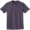 Custom Port & Co Beach Wash Garment-Dyed Tee. Vintage Plum Purple