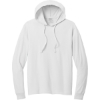 Custom Port & Co Beach Wash Garment-Dyed Pullover Hooded Tee White