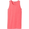 Custom Port & Co Beach Wash Garment-Dyed Tank. Neon Coral Pink
