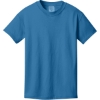 Custom Port & Co Youth Beach Wash Garment-Dyed Tee. Blue Moon