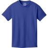 Custom Port & Co Youth Beach Wash Garment-Dyed Tee. Blue Iris