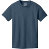 Custom Port & Co Youth Beach Wash Garment-Dyed Tee. Denim Blue