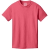 Custom Port & Co Youth Beach Wash Garment-Dyed Tee. Fruit Punch Red