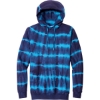Custom Port & Co Allover Stripe Tie-Dye Fleece Turquoise Blue/Team Navy Blue