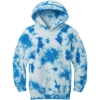 Custom Port & Co Youth Crystal Tie-Dye Pullover Hoodie True Royal Blue