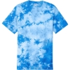 Custom Port & Co Crystal Tie-Dye Tee Sky Blue Tie Dye