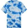 Custom Port & Co Crystal Tie-Dye Tee True Royal Blue Tie Dye