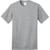 Custom Port & Co Ring Spun Cotton Tee. Athletic Heather Gray