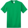 Custom Port & Co Ring Spun Cotton Tee. Clover Green