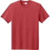 Custom Port & Co Tri-Blend Tee. Bright Red Heather