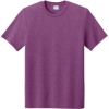 Custom Port & Co Tri-Blend Tee. Raspberry Heather Pink