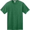Custom Port & Co CVC Tee Athletic Kelly Green Heather