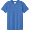 Custom Port & Co Youth CVC Tee Heather Royal Blue
