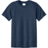 Custom Port & Co Youth CVC Tee Team Navy Blue Heather