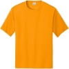 Custom Port & Co Performance Tee. Gold