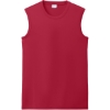 Custom Port & Co Performance Sleeveless Tee Red