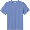 Custom Port & Co Youth Performance Tee. Carolina Blue
