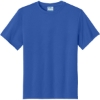 Custom Port & Co Youth Performance Tee. Royal Blue