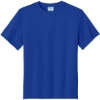 Custom Port & Co Youth Performance Tee. True Royal Blue