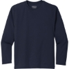 Custom Port & Co Youth Long Sleeve Performance Tee Deep Navy Blue