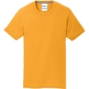 Custom Port & Co Performance Blend Tee. Gold