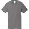 Custom Port & Co Performance Blend Tee. Medium Grey