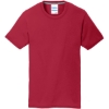 Custom Port & Co Youth Performance Blend Tee. Red