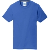 Custom Port & Co Youth Performance Blend Tee. True Royal Blue
