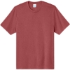 Custom Port & Co Heather Performance Tee Deep Red Heather