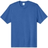 Custom Port & Co Heather Performance Tee True Royal Blue Heather