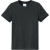 Custom Port & Co Youth Heather Performance Tee Black Heather