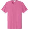 Custom Port & Co Easy Cotton Tee Awareness Pink