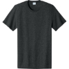 Custom Port & Co Easy Cotton Tee Black Heather
