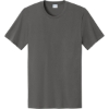 Custom Port & Co Easy Cotton Tee Charcoal Gray