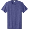 Custom Port & Co Easy Cotton Tee Heather Purple