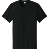 Custom Port & Co Easy Cotton Tee Jet Black