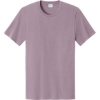Custom Port & Co Easy Cotton Tee Smoky Amethyst Purple