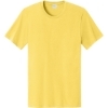 Custom Port & Co Easy Cotton Tee Yellow