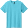 Custom Port & Co Youth Easy Cotton Tee Aquatic Blue