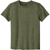 Custom Port & Co Youth Easy Cotton Tee Olive Drab Green Heather