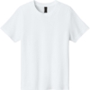 Custom Port & Co Youth Easy Cotton Tee White