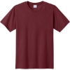 Custom Port & Co Fan Favorite Tee. Garnet Red