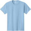 Custom Port & Co Fan Favorite Tee. Light Blue