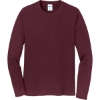 Custom Port & Co Long Sleeve Fan Favorite Tee. Athletic Mar