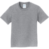 Custom Port & Co Youth Fan Favorite Tee. Athletic Heather Gray