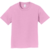 Custom Port & Co Youth Fan Favorite Tee. Candy Pink