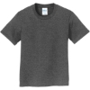 Custom Port & Co Youth Fan Favorite Tee. Dark Hthr Grey
