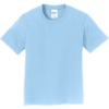 Custom Port & Co Youth Fan Favorite Tee. Light Blue